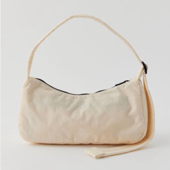 BAGGU Cargo Nylon Shoulder Bag - Ivory - Picture 3 of 5